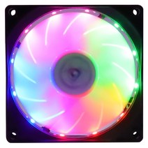 무소음 선풍기 탁상용 날개없는 저소음 Wovibo 환풍기 팬 90mm 92mm Pwm 4 핀 컴퓨터 케이스 조용한 12V 9cm 섀시 Cpu 쿨러 냉각 라디에이터, 01. China_Colorful | 1 Pc
