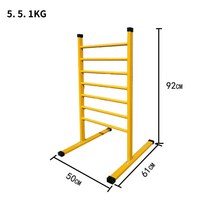기구 월바 근력 사다리운동기 늑목 훈련 등반 스톨바, 92cm 올스틸 옐로우【구매권장】그림