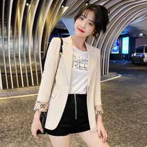 위위브렌 여성용 베이직 심플 버튼 자켓