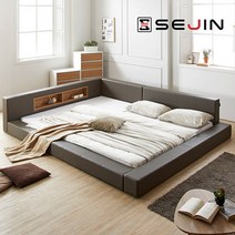 에닉 오픈 패밀리 침대 프레임만Q+Q, 아이보리