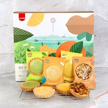 삼립 제주가득 녹차 감귤 한라봉 우도땅콩 4가지맛 타르트 12개입 제주사월