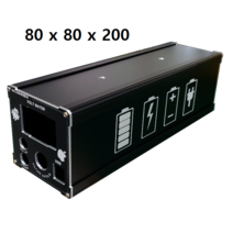 [기본] 80mm80mm200mm 알루미늄케이스, 일반뱅크