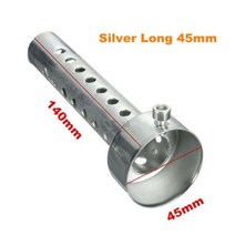 배기튜닝 자동차머플러 스팅어튜닝 머플러팁 가변배기 소리박 배기튜닝 범용 오토바이 배기 캔 킬러 소음 제거기, H