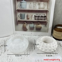 실리콘몰드 수제 석고 시멘트 금형라운드 패턴 화분 실리콘 몰드 시멘트 석고 수지 꽃병 다육이 공예, 11 C-01
