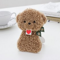 하트 목걸이 귀요미 푸들 카드 엽서 귀여운 멍뭉이 카드로 감사의 인사를 전해요.