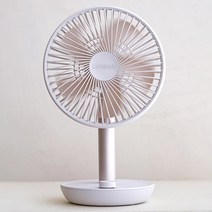 루메나 FAN STAND 3세대 휴대용 선풍기, ROSE WHITE