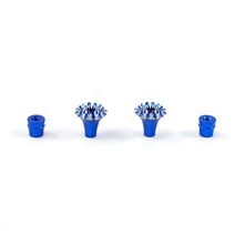 rc카부품 FrSky-3D M3 3mm CNC 알루미늄 짐벌 스틱 엔드 송신기 안티 슬립 캡 Taranis Q X7 X9D Plus 리모, 02 BLUE M3