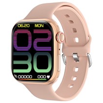 2023년 무선 충전 스마트 워치 400mAh IP68방수 GPS NFC 스마트 통화 스트랩 보호 케이스 포함, 세트E