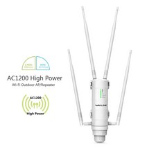 유무선공유기 Wavlink 야외 무선 와이파이 리피터 듀얼 밴드 2.4G + 5Ghz 장거리 확장기 POE, 1_JP plug | AC1200 WiFi Repeat, 3.EU plug - AC1200 WiFi Repeat