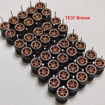 1/64 합금 자동차 모델 휠 TE37 블랙 미니 질감 타이어 예비 부품 직경 10.5mm 20 세트, [07] TE37 bronze