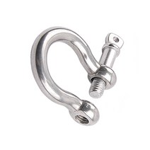 스테인레스 샤클 C형 슬링벨트 체인 와이어 연결 고정 난간 오토 도르래 유 로프 샌드백 제조