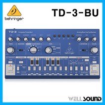 베링거 베이스라인 아날로그 신디사이저 그루브 미디장비 TD-3-BU