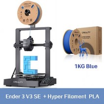 3D프린터 Ender3 V3 SE 3D 프린터 스프라이트 직접 압출 고속 인쇄 속도 듀얼 Z축 IU 디스플레이 CR 터치 250 mmS, 6.add Blue Hyper PLA