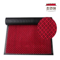 초면애 현관 점박이매트 먼지털이 수분제거, 레드, 1개