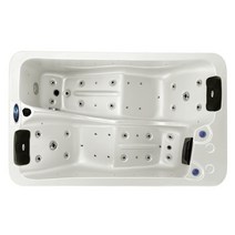 히노키탕 자쿠지 야외 욕조 하이드로 서핑 스파 월풀 마사지, 1.White