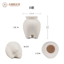 [공방상점] 당근모양 캐릭터화분 석고몰드 분재 가압성형 드레인성형 몰드, D형 화분 몰드