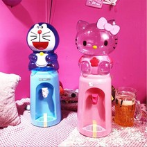캐릭터 미니 정수기 헬로키티 도라에몽 휴대용 차박 캠핑 입사선물 사무실 다이어트 물마시기, 팬더