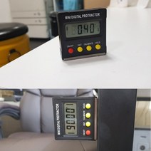 각도계 MINI 마그네틱 디지털각도계 4면자석부착 배관공목수용 BLUE 0.01단위 MDP360