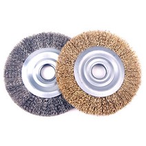 국산 평브러쉬 6인치 8인치 내경 16mm 25mm 원형 스테인레스 SUS 철 탁상 그라인더 브라시 평부라쉬 서스 스틸 스텐 브러쉬 평부러쉬 철브러쉬 평브라쉬 종바리 파워브러쉬 휠, 평브러쉬 8인치(카본) 25mm