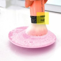 화장붓_브러쉬_흡착식_세척패드(원형)_퍼프_세척판 CF2B