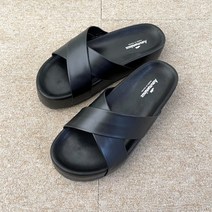 푹신한 사무실 슬리퍼 남자 여성 키높이 5cm 통굽 쪼리