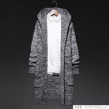라오농 ~5XL 빅사이즈 남자 간절기 후드 롱 니트 가디건 자켓+KIGlig578X