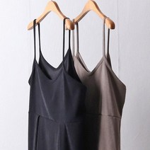 끈나시 핀탁 원피스 201I050S 빅사이즈 여성의류