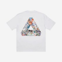 팔라스 트라이스티커 팩 티셔츠 화이트 - 21FW Palace Tri-Sticker Pack T-Shirt White - 21FW