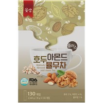 꽃샘 고소한 검정콩 율무차 스틱, 18g, 130개