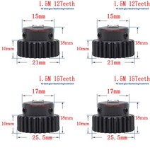 웜기어 베벨기어 톱니바퀴 5모듈 탄소강 스퍼 기어 보스 12/15/20/25/30/35 톱니 58mm 내부 구멍 강 내구성, 09 35T8 Inner Hole