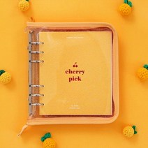 A6 와이드 체리픽 다이어리 3 지퍼 플랜 스케쥴 관리_ 94590EA, 스모크블루