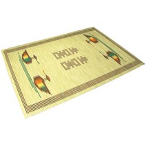 [대숲맑음] 담양산 대자리 원앙무늬 거실용 (180-270), 단품