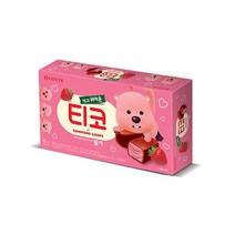 롯데 티코 딸기 510ml(잔망루피 온팩) 달콤한 유기농아이스크림 아이들간식 달콤한, 30개