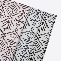 20수 코튼린넨 에스닉천, 팥죽색