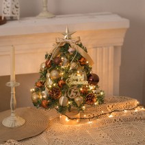 [미니트리꾸미기] [Her1088] 측백나무 미니 트리 크리스마스 트리 크리스마스 소품 탁상트리 테이블 장식