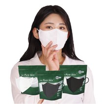 오렌지브레스케어 KF94더퓨어스킨마스크 S(소형)/M(중형)/L(대형)-25매입, S소형-25매입, 진그레이