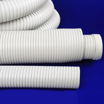 야성 환기 배기 경질 닥트호스 125x10M 에어컨 공장설비 실내배기 흡기