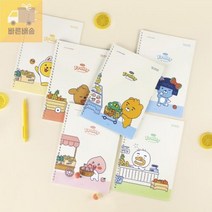 1세트)_카카오프렌즈_신학기_프루티_(10개_스프링노트 804C, 리틀프로도