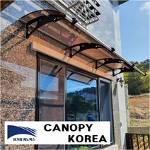 캐노픽스 1000x7400 캐노피 테라스 창문 렉산 처마 비가림 현관 주택 차양 비가리개, 그린, 직결피스, 회색