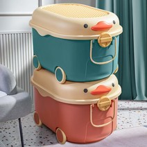 꼬꼬 블럭 장난감정리함 바퀴달린 이동식 다용도 미니카 레고 정리보관함 수납박스 바스켓, 꼬꼬 블럭 장난감정리함(다크민트), 꼬꼬블록장난감정리함(다크민트)