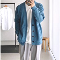 코튼 (90-110size) 부드러운 루즈핏 스판 니트 가디건 (10color)