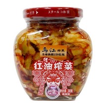 [신흥중국식품] 중국반찬 우쟝짜차이 우장 홍유짜차이 하반채절임 우쟝홍유짜차이 300g, 3개