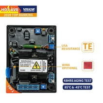 CE 인증 AVR 460 발전기 3 상 자동 전압 조정기 For AC Brushless Generator, 한개옵션0