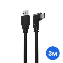 VR VR기기6M/5M 데이터 라인 충전 케이블 링크 VR 전송 Oculus Quest 1/2 액세서리 용 Type-C 헤드셋 USB-A, 01 3M A TO C