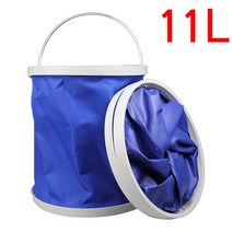 버킷돌리 휴대용 세차 버킷 접이식 청소 보관 버킷 91113 야외 캠핑 낚시 버킷 청소 도구, 갈색