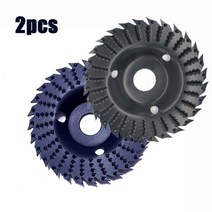 그라인더 연마기 광택기 블레이드 스타일 우드 앵글 그라인딩 휠 디스크 앵글 카바이드, 2pcs 파란색과 검정색