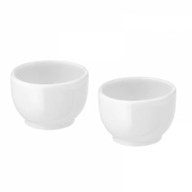 이케아 365+ 그릇 달걀컵 라운드 화이트 5cm 2개 302.829.94, egg cup