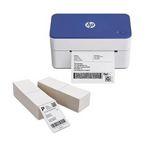 HP 배송 라벨 프린터 4x6 상용 등급 직열 콤팩트하고 사용하기 쉬운 고속 300 DPI 바코드 Amazon UPS Shopify Etsy Ebay ShipStation 등과 호, Label Printer + 4x6