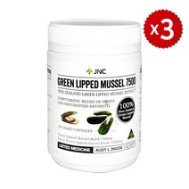 JNC GREEN LIPPED MUSSEL 7500 뉴질랜드 JNC 초록입홍합 7500mg 300캡슐 3팩