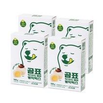 곰표 커스터드 품은 케익믹스 500g x 4 간편한 조리 브런치 간식 가정 카페 케이크 빵 코스트코, 4개